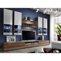 AEA Luxus tv Ständer Wohnzimmer rtv Lowboard Designer Wandregal Modern Wohnwand