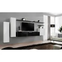 AEA Wohnwand Wandschrank Schrank TV-Ständer Sideboard Regal Wohnzimmer Einrichtung