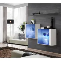 AEA Wohnwand Schrank Moderne Design Schränke Wohnzimmermöbel Wand Regal