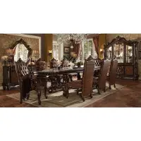 AEA Esszimmer Set Garnitur Vitrine Tisch 8x Stuhl Kommode Spiegel Barock 12 tlg