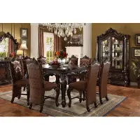 AEA Komplett Set Esstisch 6 Stühle Esszimmer Set Ess Gruppe Holz Tisch Tische 7tlg
