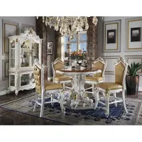AEA Esstisch Tisch Stühle Vitrine Esszimmer Vitrinen Set Essgruppe 6tlg. Set