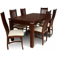 AEA Esstisch + 6 Stühle Esszimmer Set Essgruppe Klassischer Tisch Tische Z08