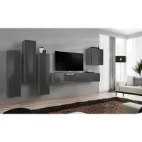AEA Set Modern Wohnwand Wohnzimmer TV-Ständer Wohnzimmer Set 5tlg. TV-Ständer