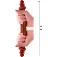 Scala - Get Real Silicone - Foreskin - Double Dong - 35 cm