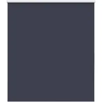 vidaXL Rolgordijn verduisterend 125x130 cm stofbreedte 121,6 cm blauw