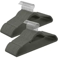 Songmics - Kledinghangers - Fluweel - Antislip - 360° Draaibare Haak - Met Stang voor Stropdassen