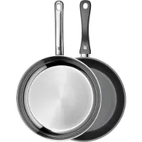 WMF Pannenset Devil, 28 cm 2-delig, 1x gecoat, 1x ongecoat, transtherm-allherdbodem (set, 2-delig)