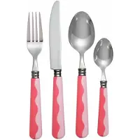 Addison Ross Wave bestekset 16-delig watermelon / pink