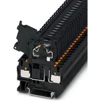 Phoenix Contact 3211907 Zekering-serieklem 6.2 mm Snelaansluiting Zwart 50 stuk(s) Piece
