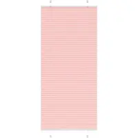 vidaXL Plissé rolgordijn 95x200 cm stofbreedte 94,4 cm polyester roze