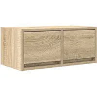 vidaXL - TV-meubel - 60x31x25,5 - cm - bewerkt - hout - sonoma - eikenkleurig
