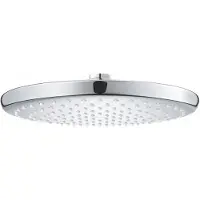GROHE Round overhead shower - Vitalio Start 250 - 1 jet - 250 mm - Chrome - Water saving - Uniform water flow - 26815000