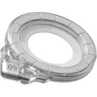 Aulumu G09 Ghost 360 MagSafe Standaard met 3-Assige 360° Rotatie Clear Wit