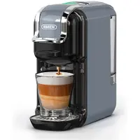 HiBREW 5-in-1 Koffiecupmachine – Meerdere Capsules – Heet/Koud – 19Bar – 1450W – Grijs