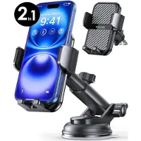 Vicon Telefoonhouder Auto – Universele Smartphone Houder – 360° Draaibaar – Zuignap & Ventilatie – Voor Alle Smartphones