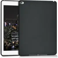 Kwmobile Hoes geschikt voor Apple iPad Air 2 - Siliconenhoes voor tablet in mat zwart - Tablet cover
