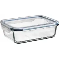 IKEA Glazen Voedselcontainer 1000ml met PP Deksel - Hittebestendig