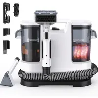 Lubluelu V8 Tapijtreiniger Machine Warm - 1400W Vlekkenreiniger 20KPa Krachtig Zuigkracht -Meubelreiniger - Bank Reiniger Machine - Zetelreiniger- Matrasreiniger