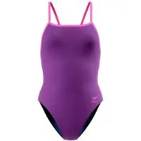Speedo Solid Triback Swimsuit Paars 34 Vrouw