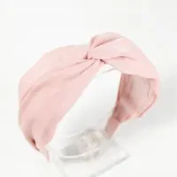 ECarla Eenvoudige Haarband met Knoop - Roze