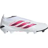 Adidas Predator League Veterloze Gras Voetbalschoenen (FG) Wit Zwart Roze