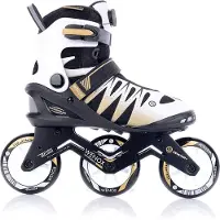 Tempish - Wenox Top 100 - Skeelers - Inline Skates - Dames - Wit Goud - High-Speed 100mm Wielen & Comfort Fit - Maat 42
