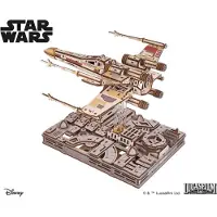 Ugears 3D Modelbouw - Luke Skywalker's X-Wing Starfighter - Star Wars - Mechanisch Bouwpakket Hout - Educatief Speelgoed