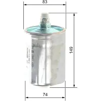 Bosch Brandstoffilter 0986AF8092 Bosch voor o.a. BENTLEY, FERRARI, MERCEDES-BENZ, PUCH