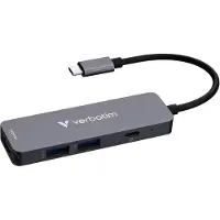 Verbatim USB-C Essentials Multiport Hub met 4 poorten