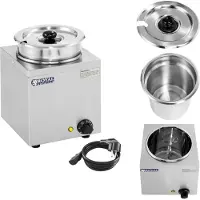 Royal Catering Bain Marie - 1 x 2,75 liter - 150 W