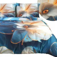 Darymex SATYNLOVE PREMIUM katoensatijn beddengoedset, bloemenprint