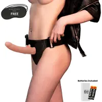 Harness attraction | Hector Vibrator Flesh 20 X 3.5cm