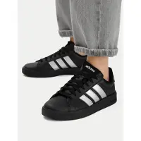 Adidas Sneakers 'GRAND COURT 3.0' zwart / zilver