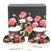 Queen Isabell Espressokopjes porseleinen set met borden W9PB06-09510
