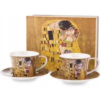 Queen Isabell Koningin Isabell Gustav Klimt Kopjes & Schotels 250ml - Set van 2