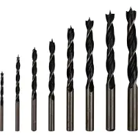 Ironside Houtboorset 7‑delig — Ø 4/5/6/7/8/10/12 mm, HSS houtboren - houtboorset, houtboren set 7 delig, houtboor 4 mm 5 6 7 8 10 12, boorset hout, boren