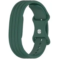 Strap-it Siliconen Bandje geschikt voor Fitbit Air - Groen