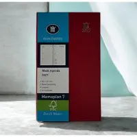 Ryam Zakagenda 2027 - Memoplan 7 ROOD - Harde Kaft (9cm x 15cm)
