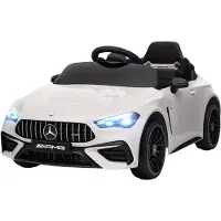 AIYAPLAY Elektrische kinderauto, 2x12V, met muziek, MP3-aansluiting en zachte start-/stopfunctie