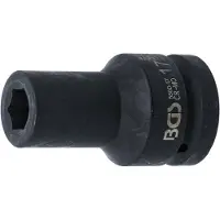 Bgs Kraft-Steckschlüssel-Einsatz Sechskant tief Aandrijving binnen vierkant 25 mm (1") SW 17 mm - 5500-17