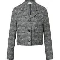 Comma Blazers lichtgrijs / grijs gemêleerd