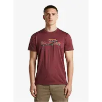 Icebreaker - Merino 150 Tech Lite S/S Tee Transportage - Merinoshirt XL, rood