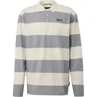 QS Shirt grijs / natuurwit