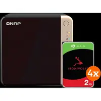 Qnap TS-464-8G + Seagate Ironwolf 2TB 4-Pack