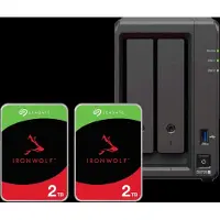 Synology DS725+ + Seagate Ironwolf 2TB Duo Pack
