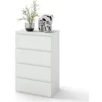 Sonstiges Commode, wit, 4 lades, 60x40x98 cm