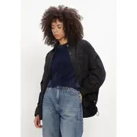 Catwalk junkie Dames Blazers Light Padded Check Jacket - Donkerblauw - Maat 36