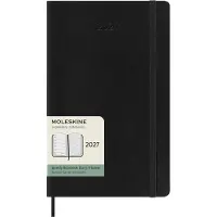 Moleskine 12 Maanden Agenda - 2027 - Wekelijks - Large - Zachte Kaft - Zwart
