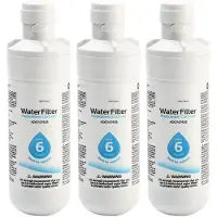 LG Waterfilter voor koelkast, LT1000P, vervanging voor Kenmore 9980, 3 stuks, capaciteit: 300 liter
